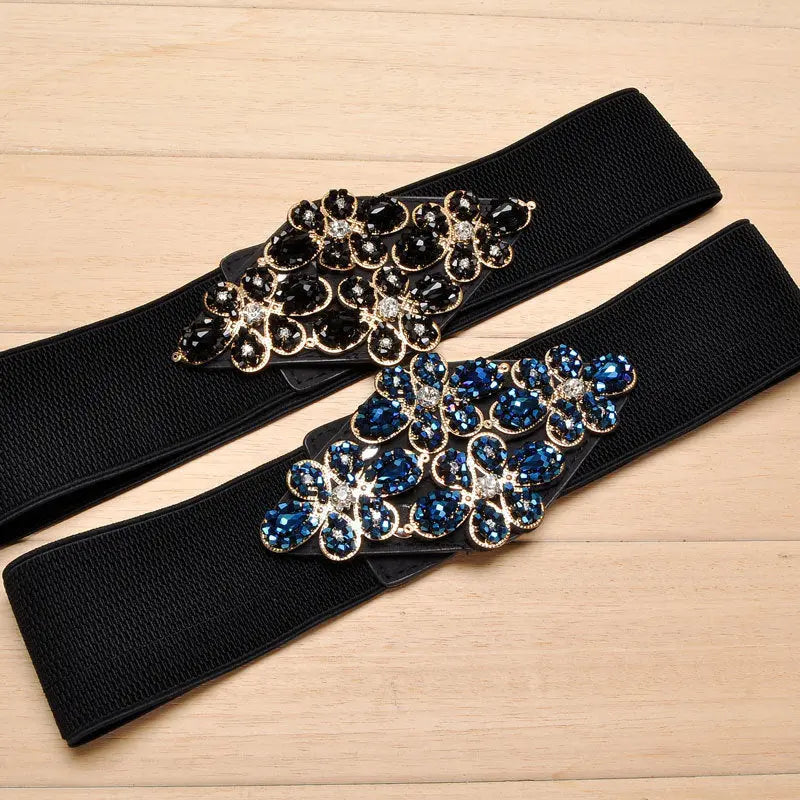 Braided Rhinestone Belt Coco & Dee