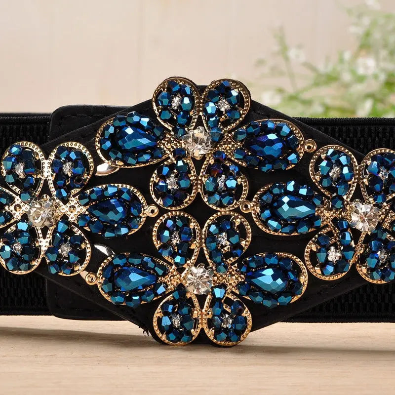 Braided Rhinestone Belt Coco & Dee