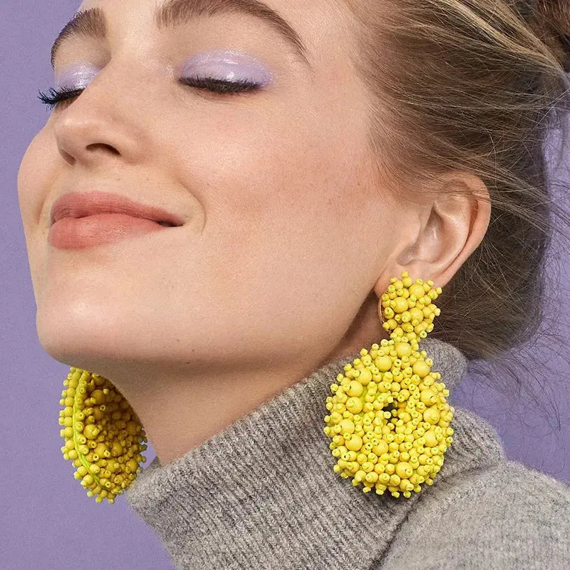 Beads Drop Earrings Coco & Dee