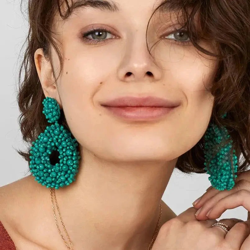 Beads Drop Earrings Coco & Dee