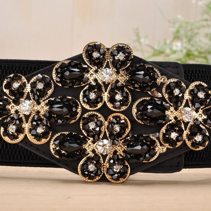 Braided Rhinestone Belt Coco & Dee