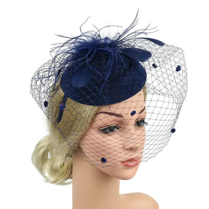 Handmade Feather Fascinator Coco & Dee