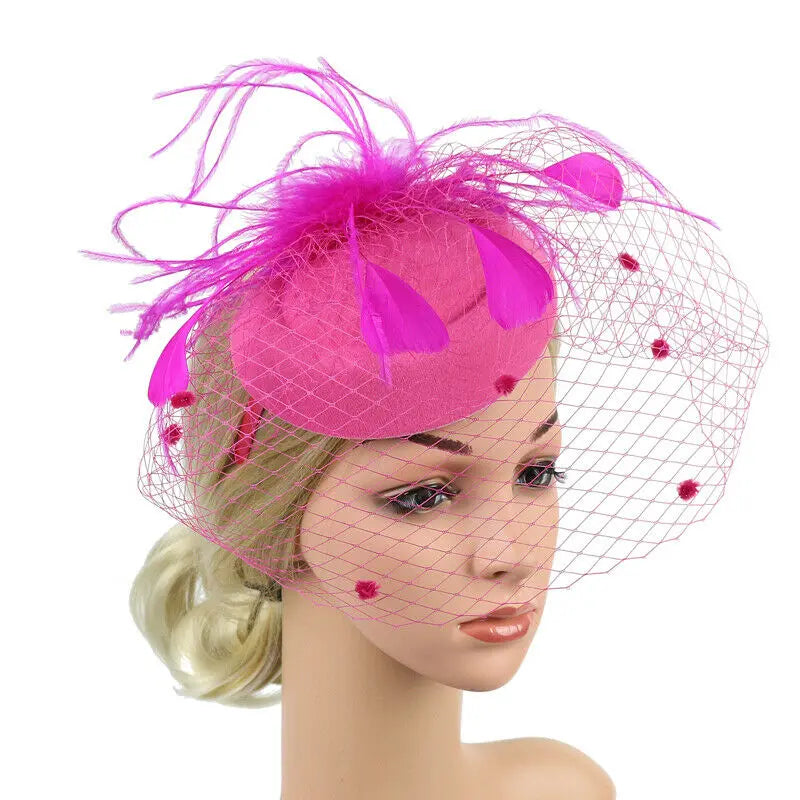 Handmade Feather Fascinator Coco & Dee