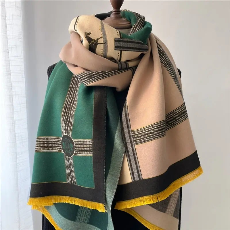 Horse Print Shawl Coco & Dee