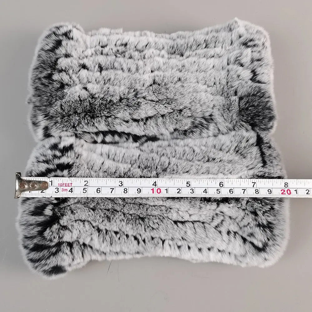 Knitted Faux Fur Gloves Coco & Dee