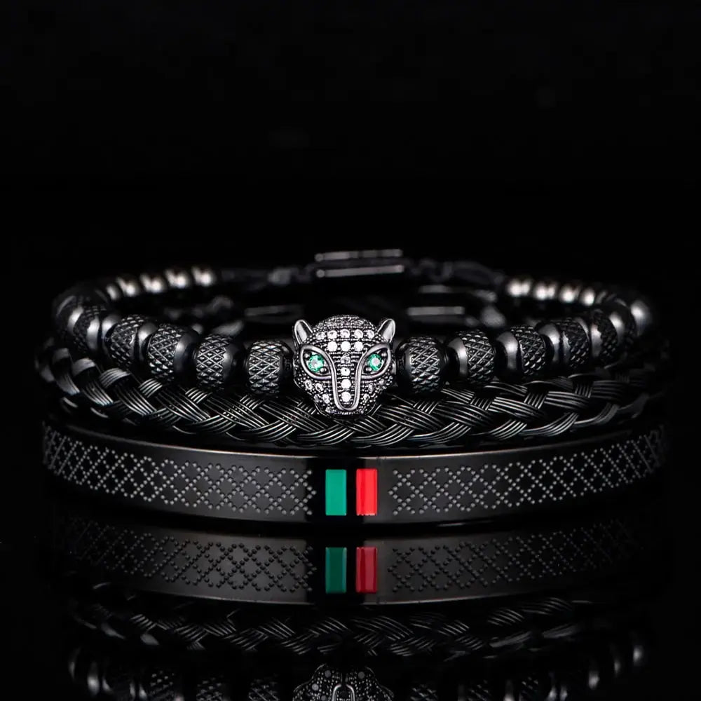 Leopard Head Bracelet - Coco & Dee UK