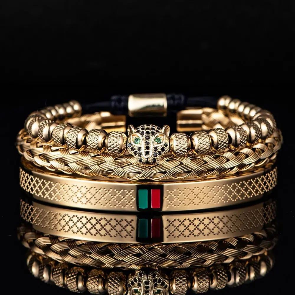 Leopard Head Bracelet - Coco & Dee UK