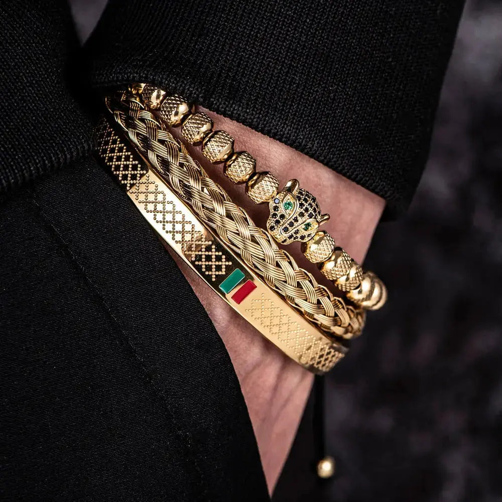 Leopard Head Bracelet - Coco & Dee UK