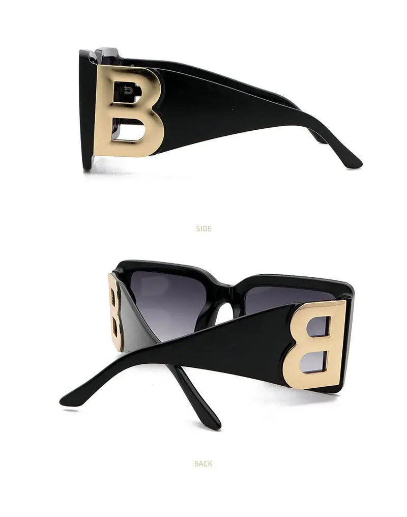 Luxury Oversize B Glasses Coco & Dee