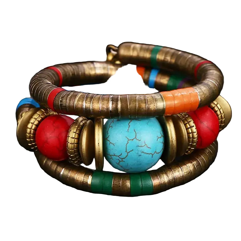 Nicole Natural Stone Multilayer Bracelet Coco & Dee