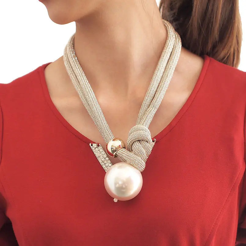 Pearl Rope Necklace Coco & Dee