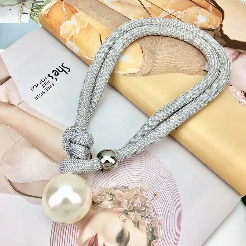 Pearl Rope Necklace Coco & Dee