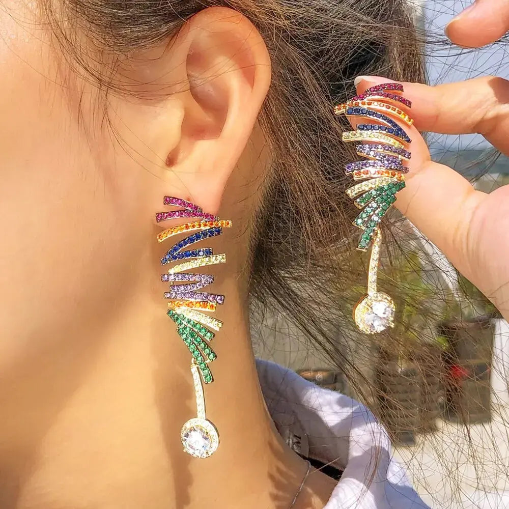 Pera Drop Earrings - Coco & Dee UK
