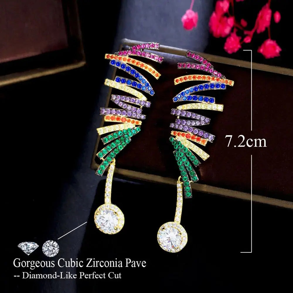 Pera Drop Earrings - Coco & Dee UK