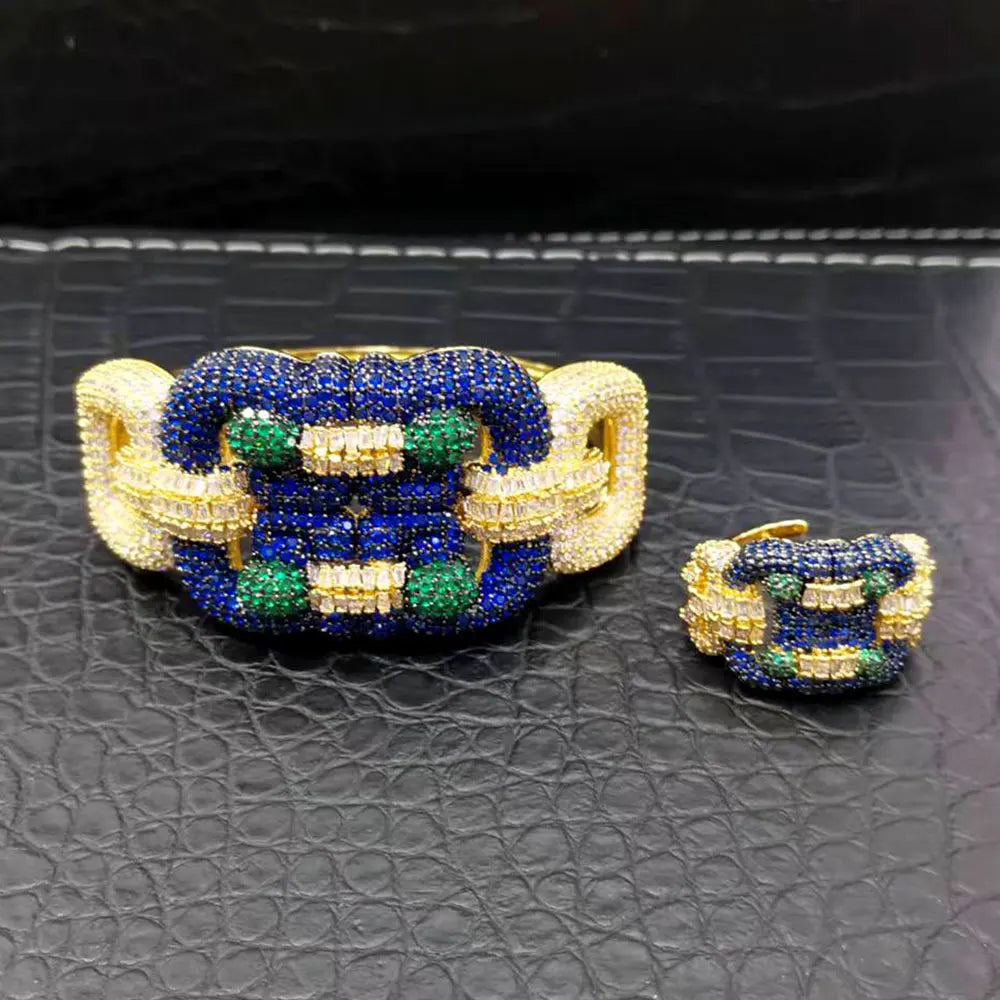 Aurora Bangle & Ring Jewellery Set
