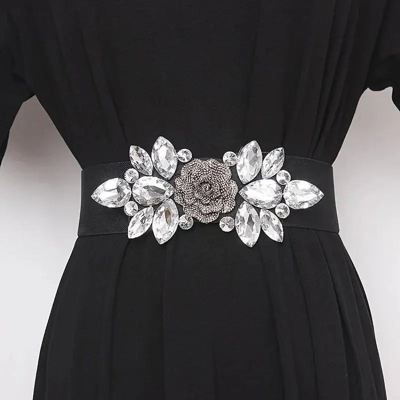 Flower Beaded Belt Coco & Dee
