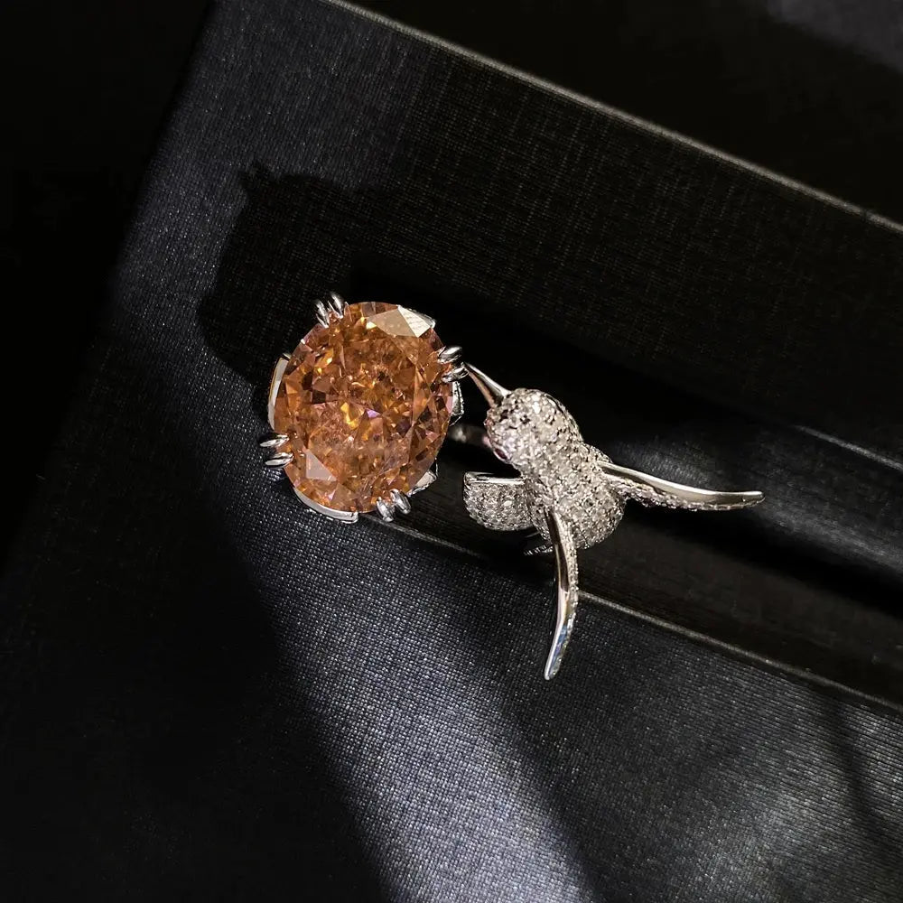 Silver Hummingbird Ring Coco & Dee