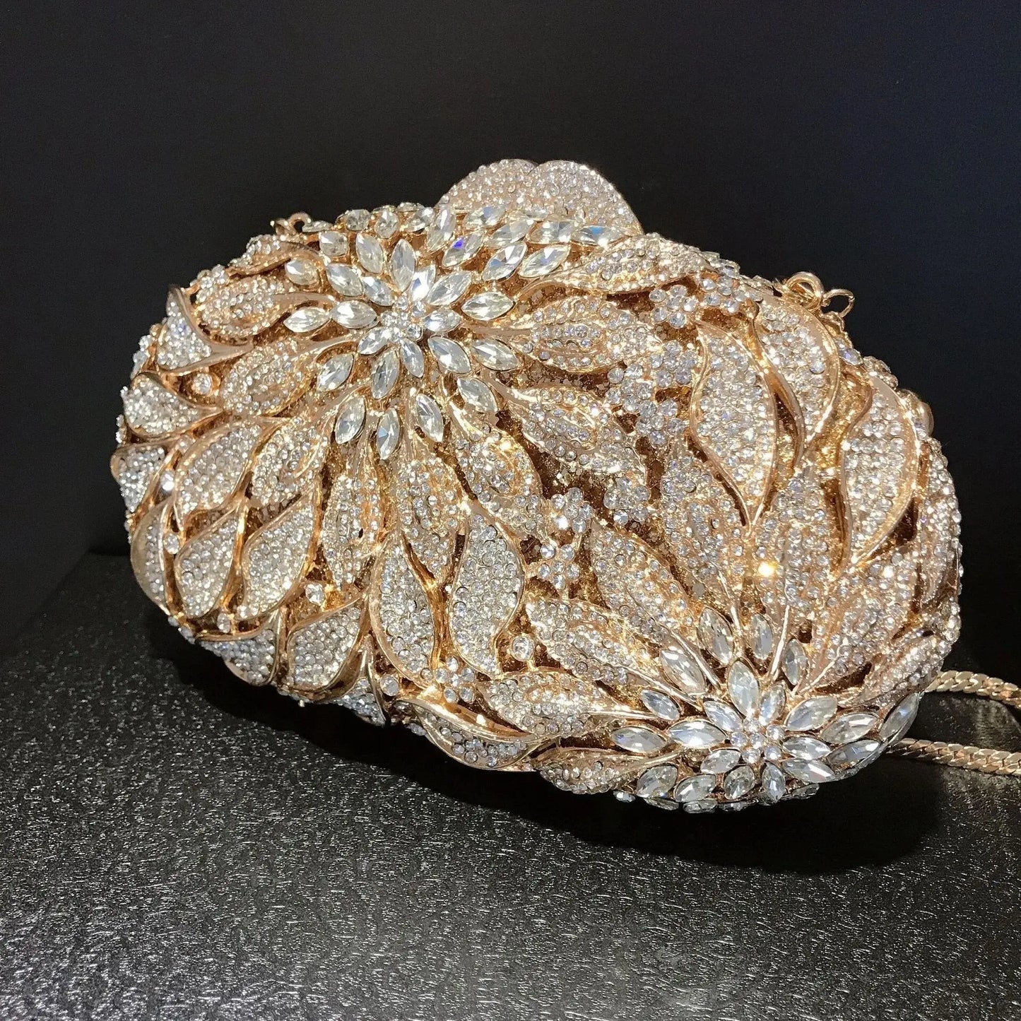 Gold Leaves Clutch - Coco & Dee UK