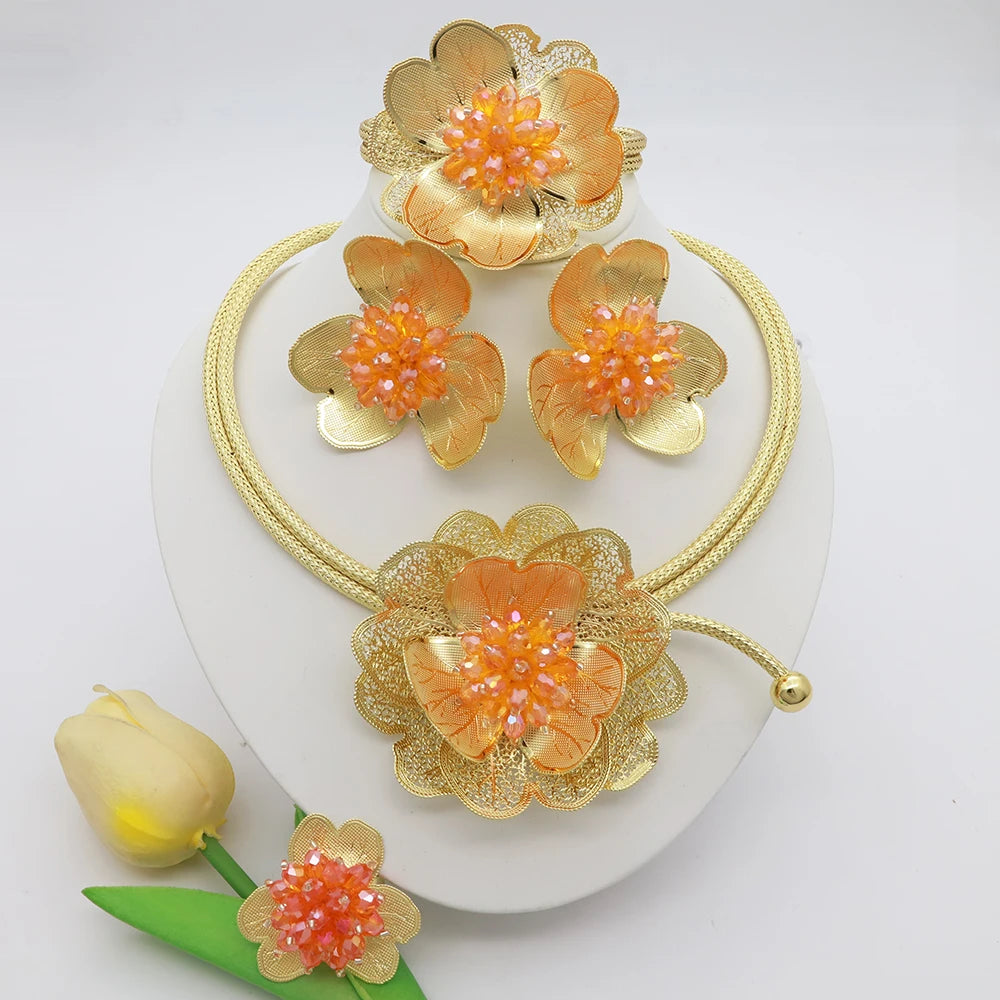 Flora Jewellery Set