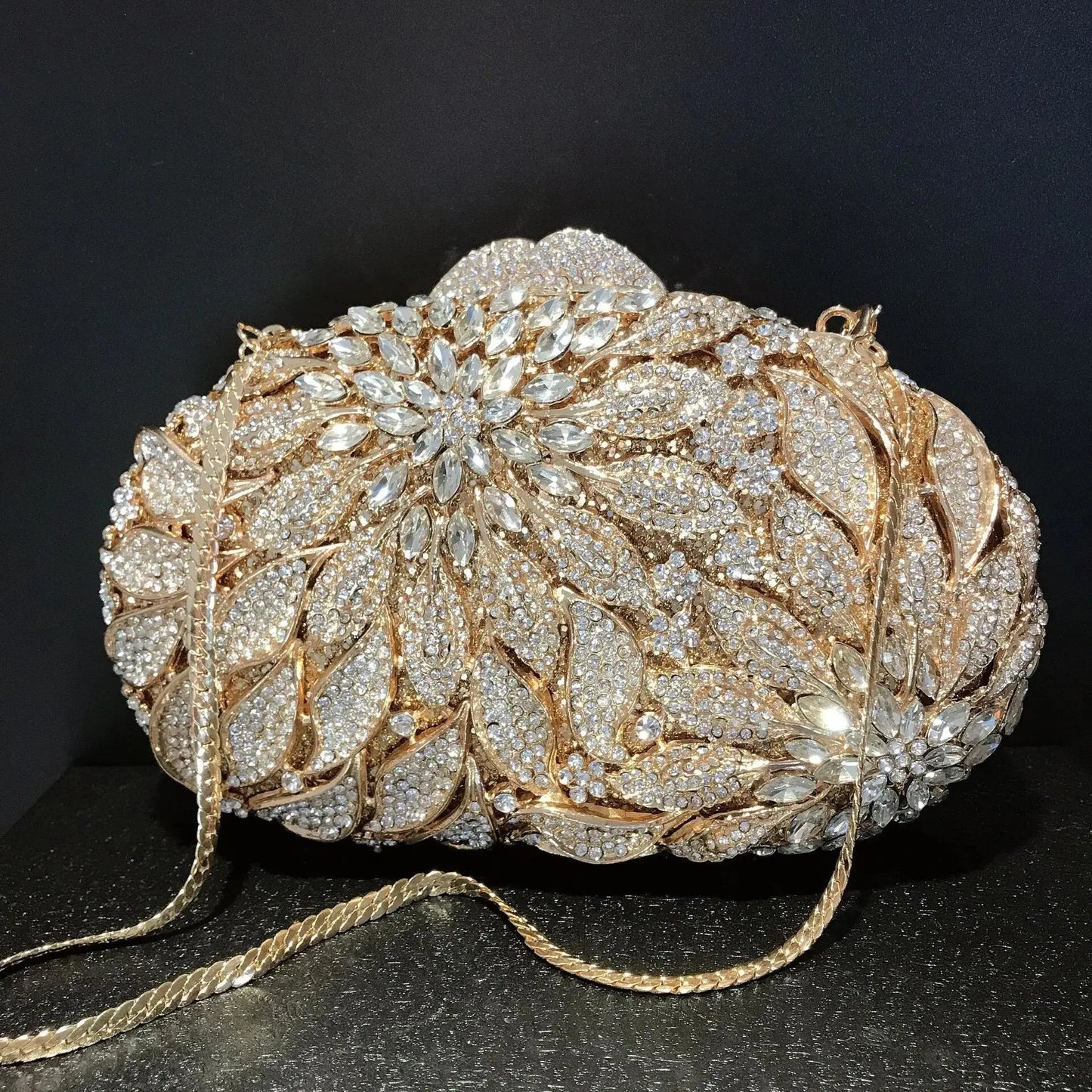 Gold Leaves Clutch - Coco & Dee UK