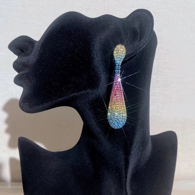 Rainbow Crystal Earrings Coco & Dee