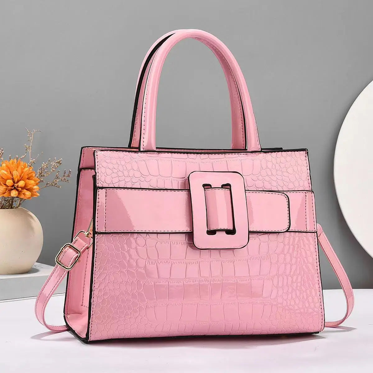 Cecilia Crocodile Tote Bag Coco & Dee