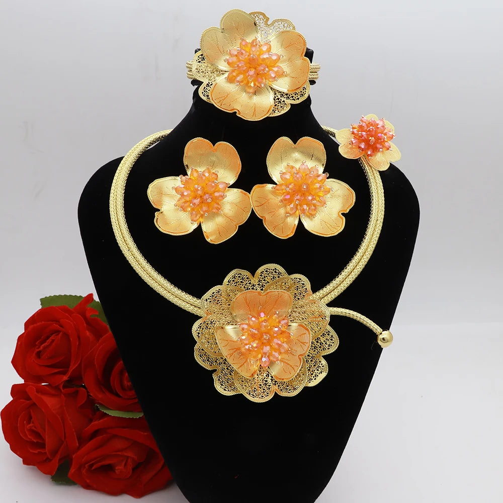 Flora Jewellery Set