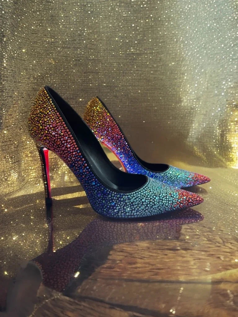 Rainbow Diamond Shoes