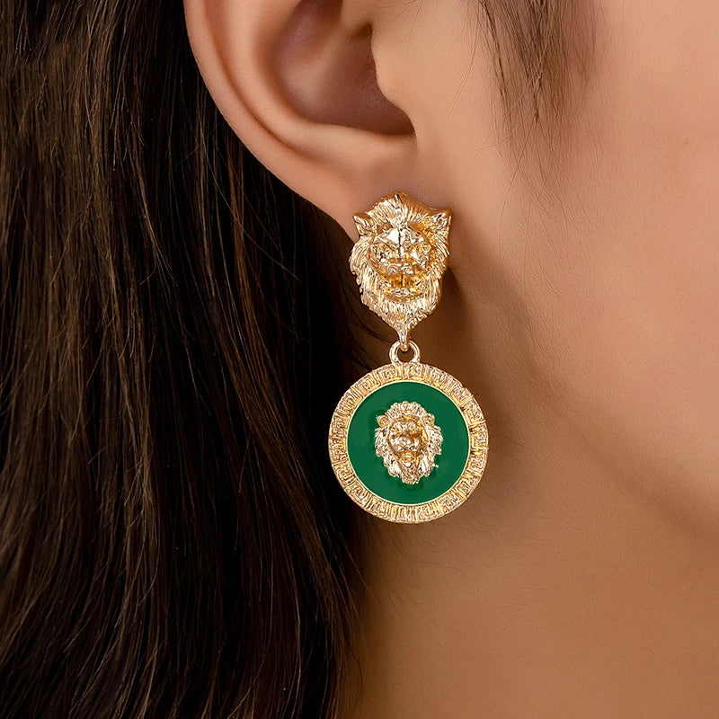 Medusa Dangle Earrings