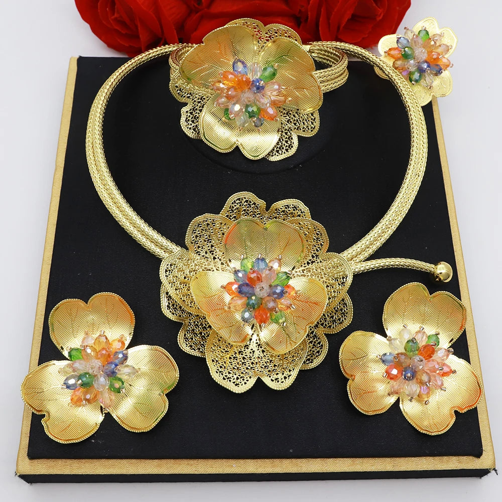Flora Jewellery Set
