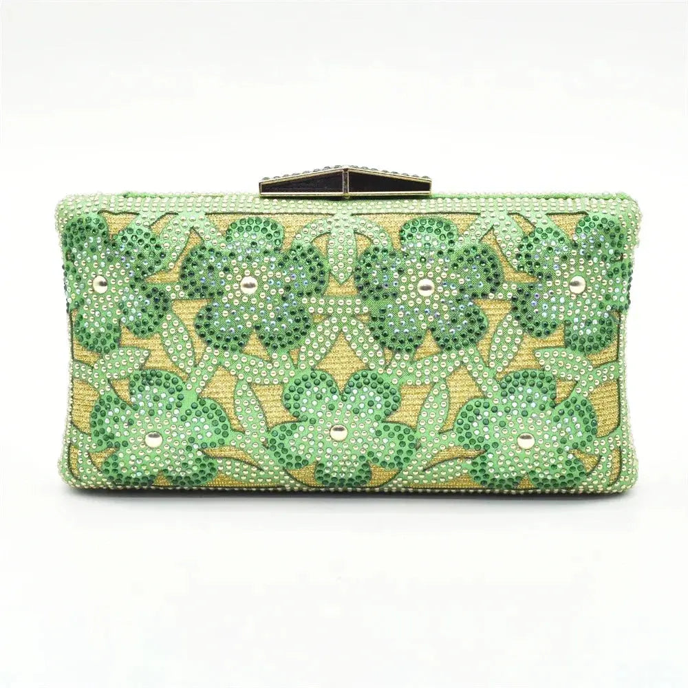 Aria Rhinestone Clutch Coco & Dee