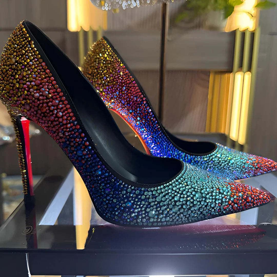 Rainbow Diamond Shoes