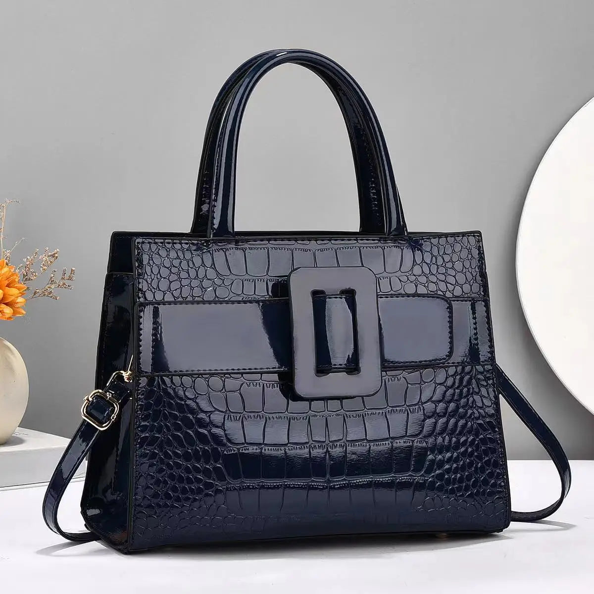 Cecilia Crocodile Tote Bag Coco & Dee
