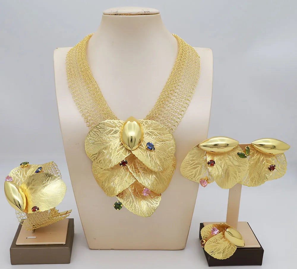 Leaf Jewelry Set