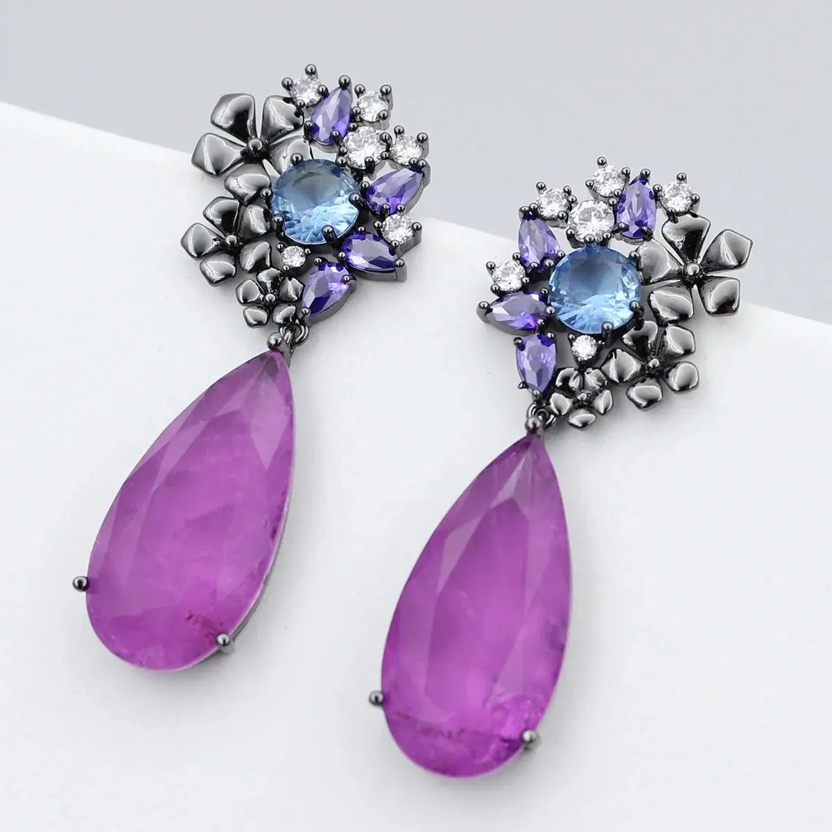 Aqua Drop Earrings Coco & Dee