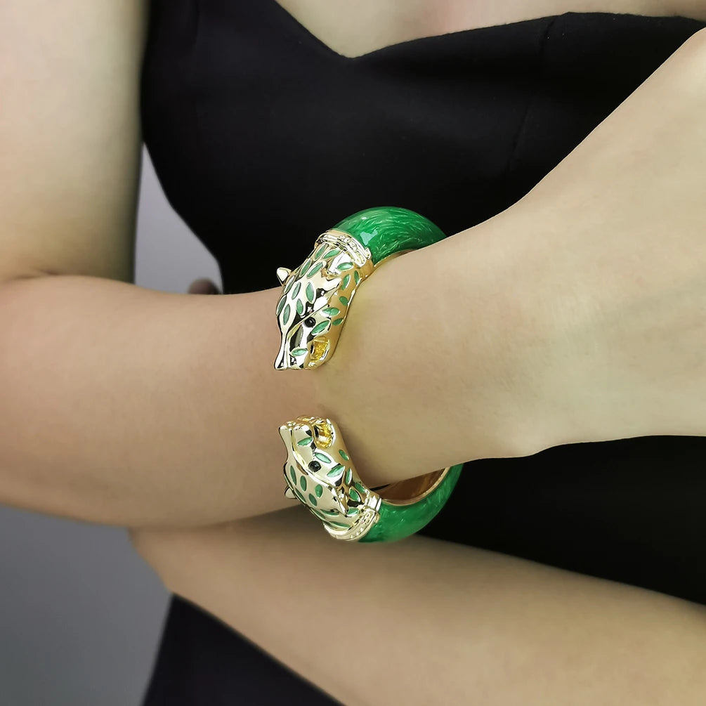 Leopard Head Bracelet
