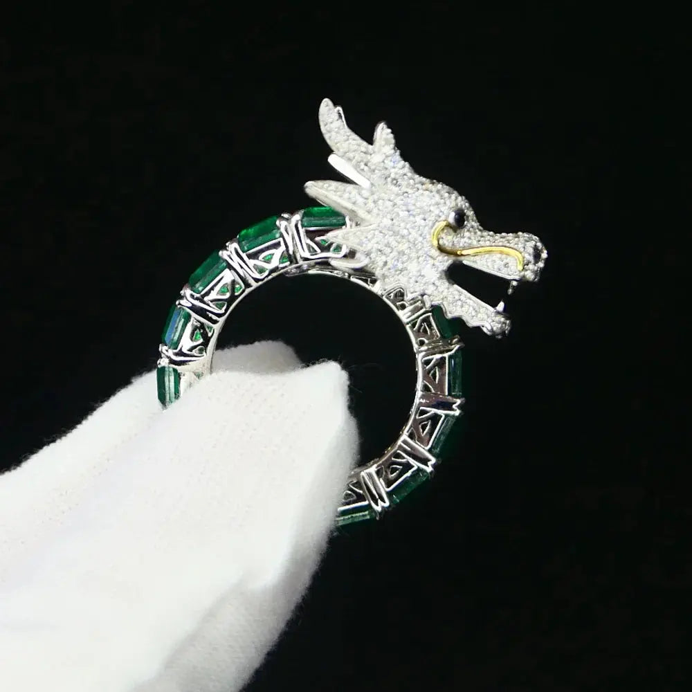 Silver Dragon Ring Coco & Dee
