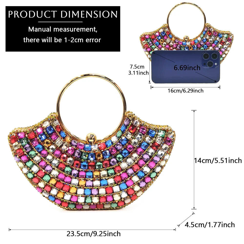 Mary Rhinestones Clutch