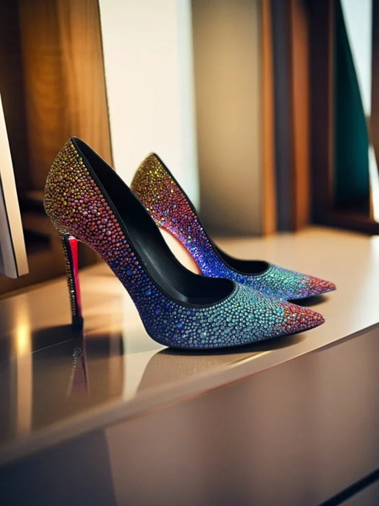 Rainbow Diamond Shoes