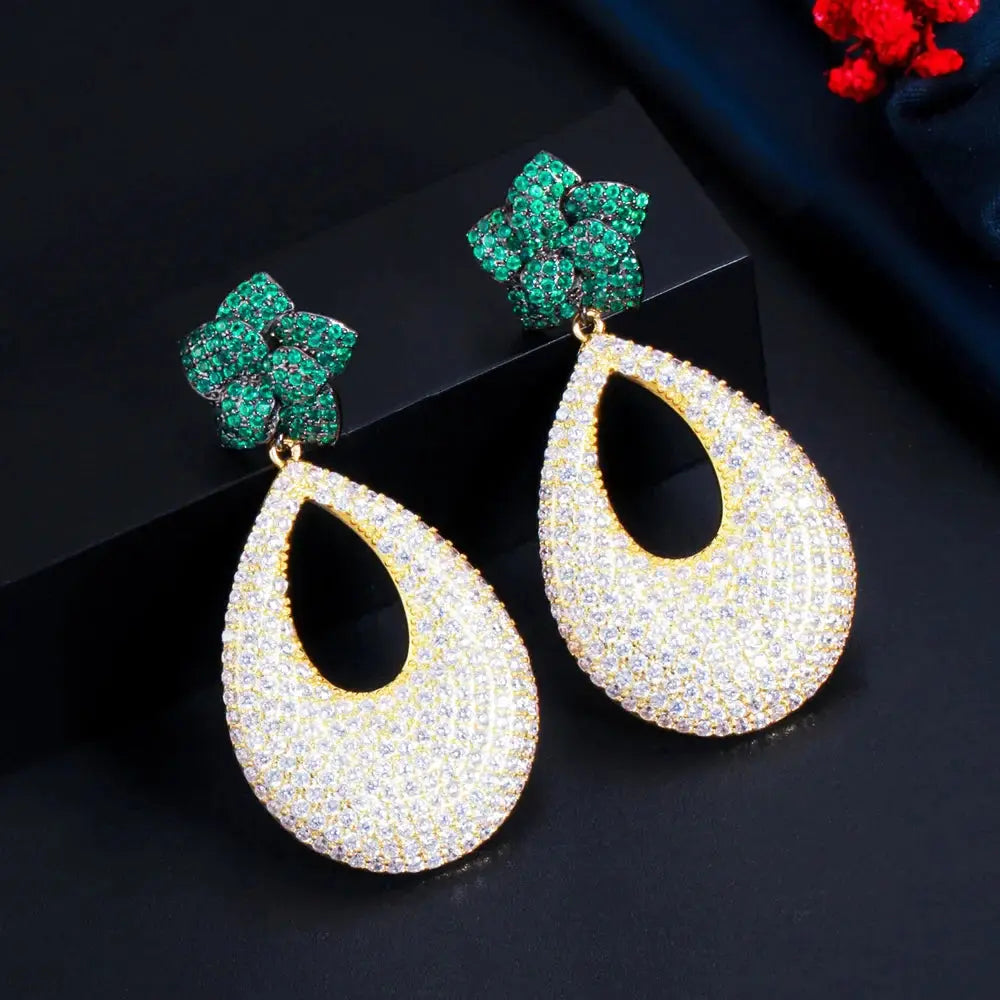 Pink Inlay Earrings Coco & Dee