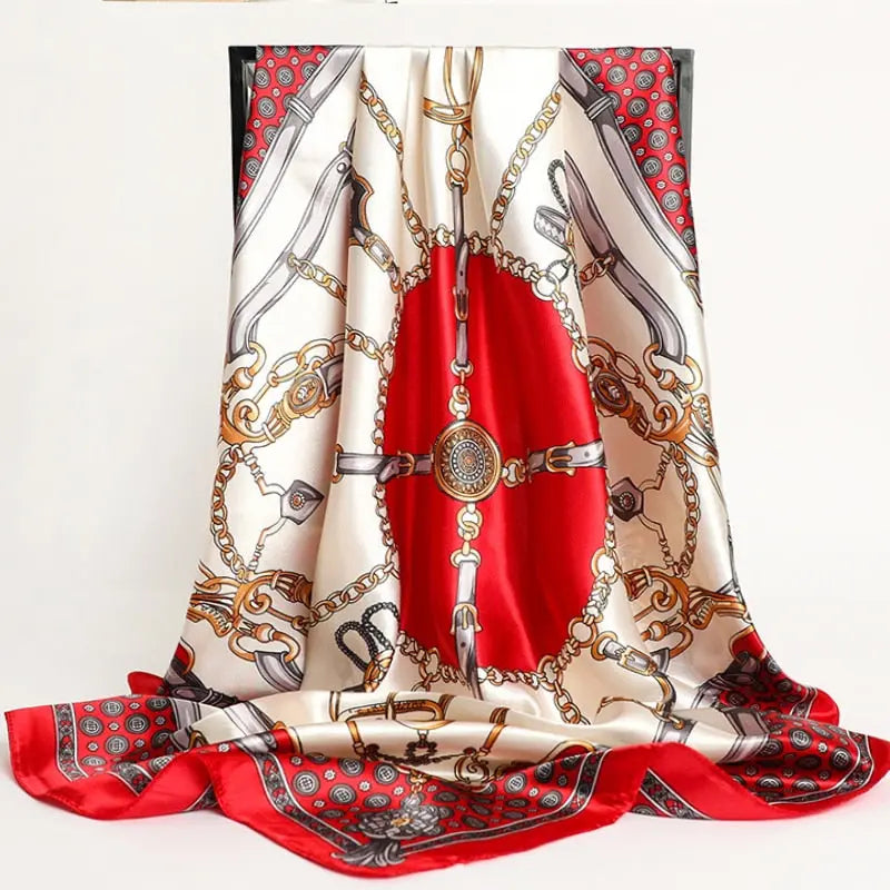 Floral Print Silk Scarf Coco & Dee