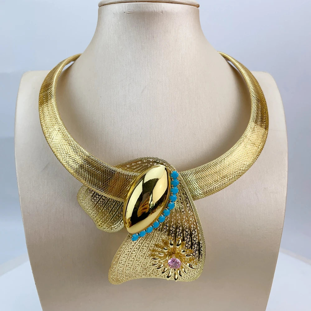 Flower Jewelry Set