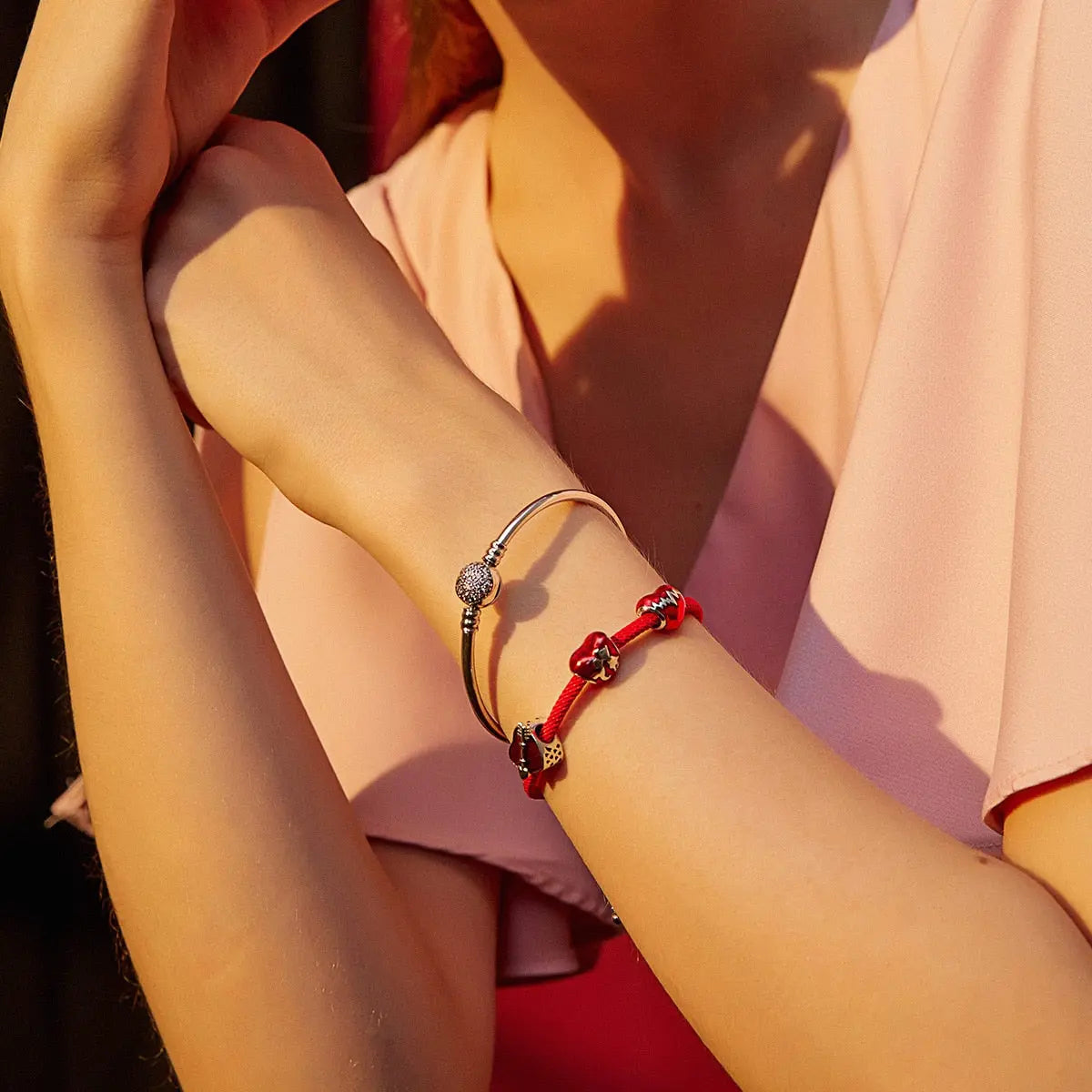 Sterling Silver Snake Bangle Coco & Dee