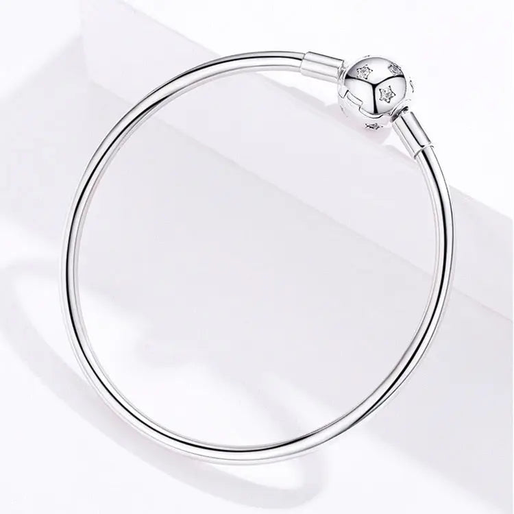 Sterling Silver Snake Bangle Coco & Dee