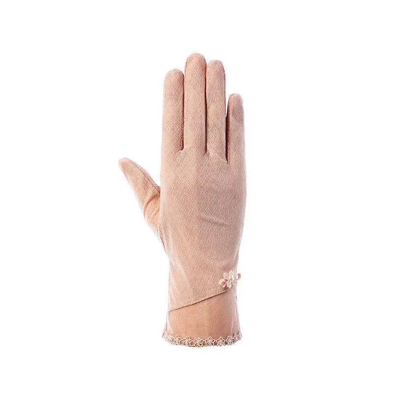 Summer Pearl Flowers Gloves Coco & Dee