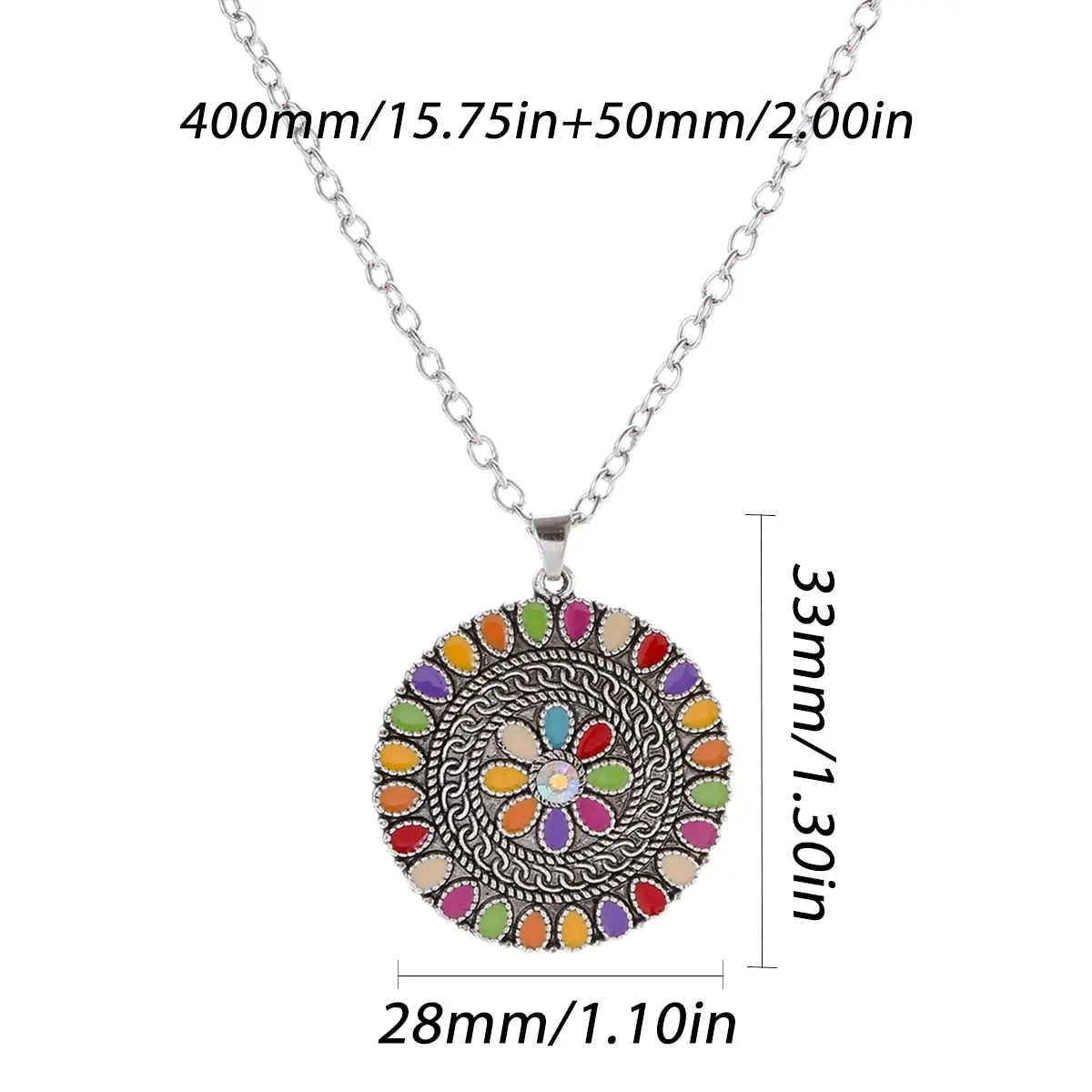 Vintage Flower Pendant Set Coco & Dee