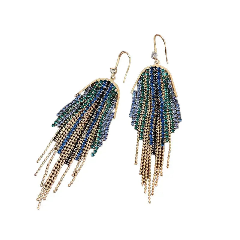 Zanui Rhinestone Earrings - Coco & Dee UK