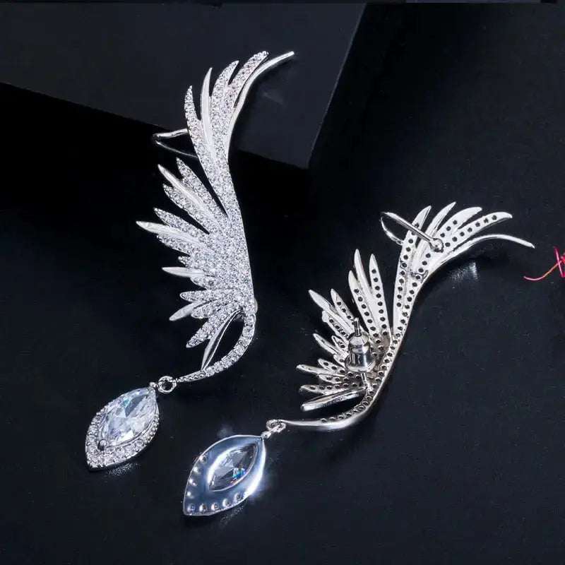 Zirconia Drop Earrings Coco & Dee