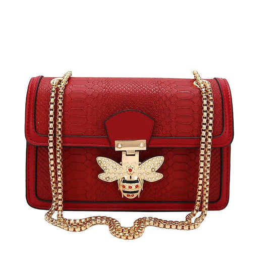 Bee Crocodile Print Handbag - Coco & Dee UK