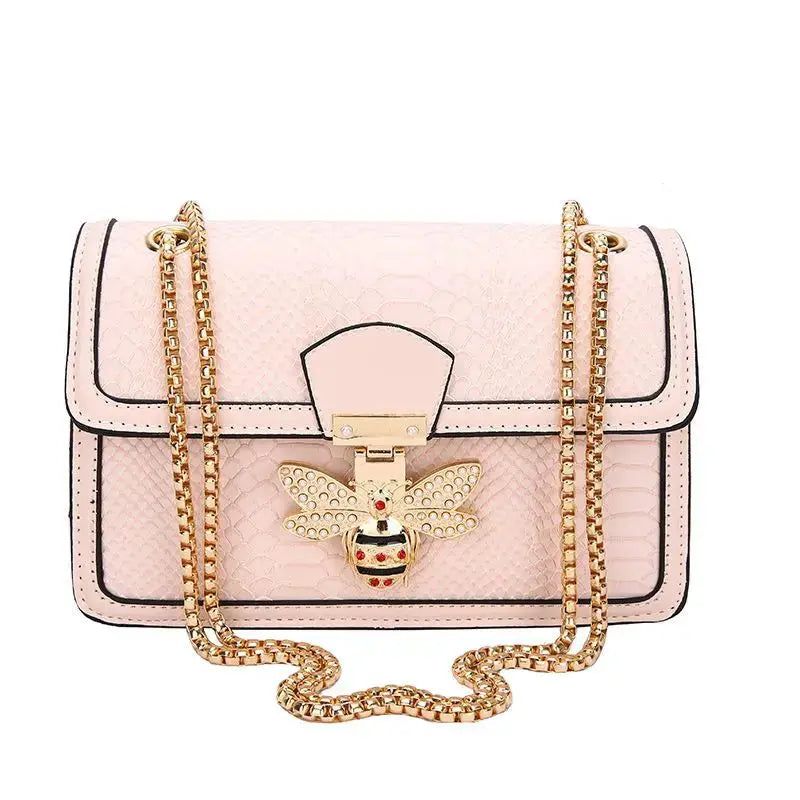 Bee Crocodile Print Handbag - Coco & Dee UK